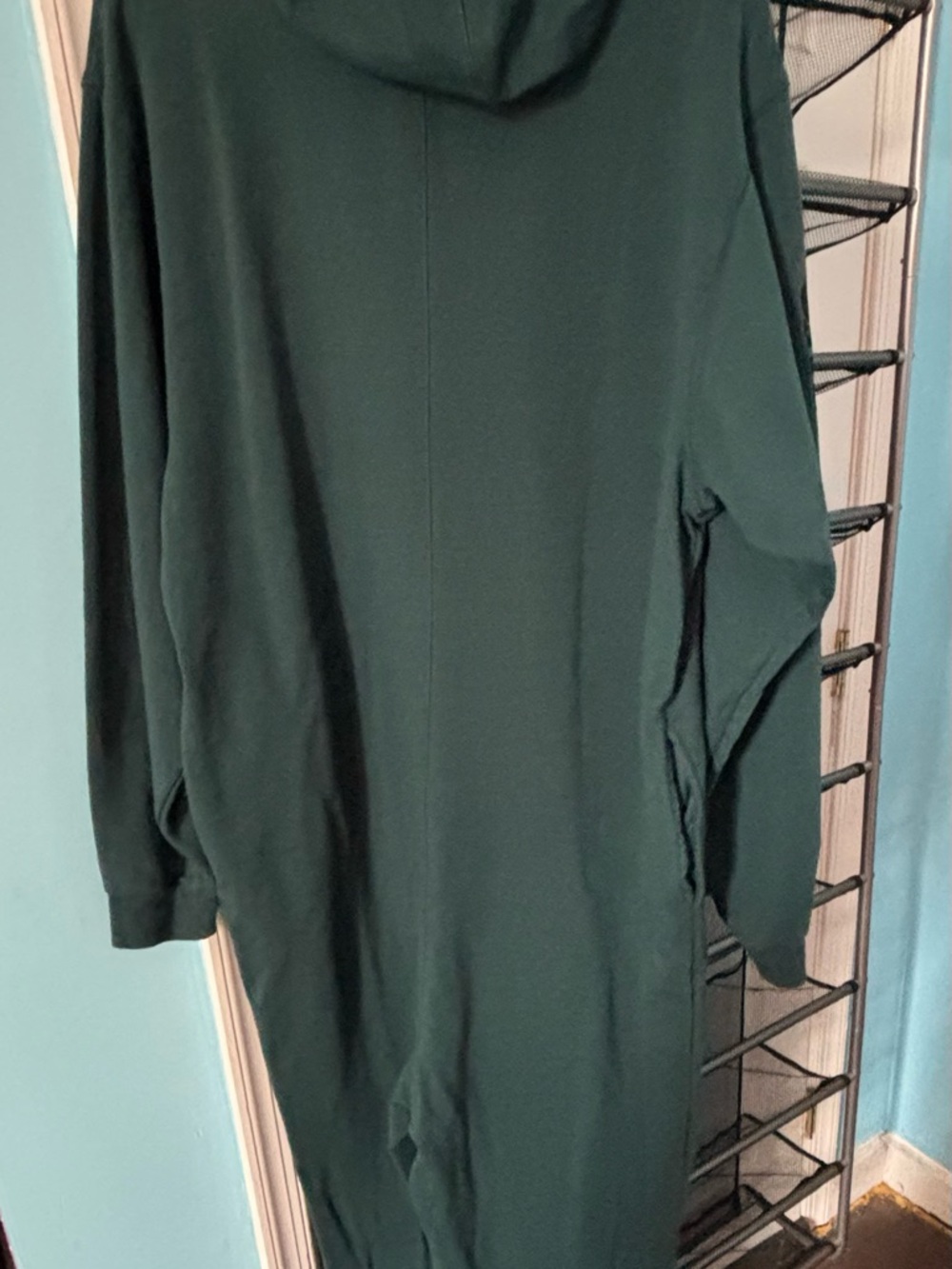 Savage X Fenty Dark Green Jumpsuit with Pink Zipper - Picture 3 of 3
